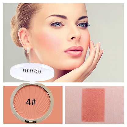 MISSROSE Six-Color Matte Highlighter Blush Blush Nude Makeup Repair Powder Brighten Skin Tone Blush Palette