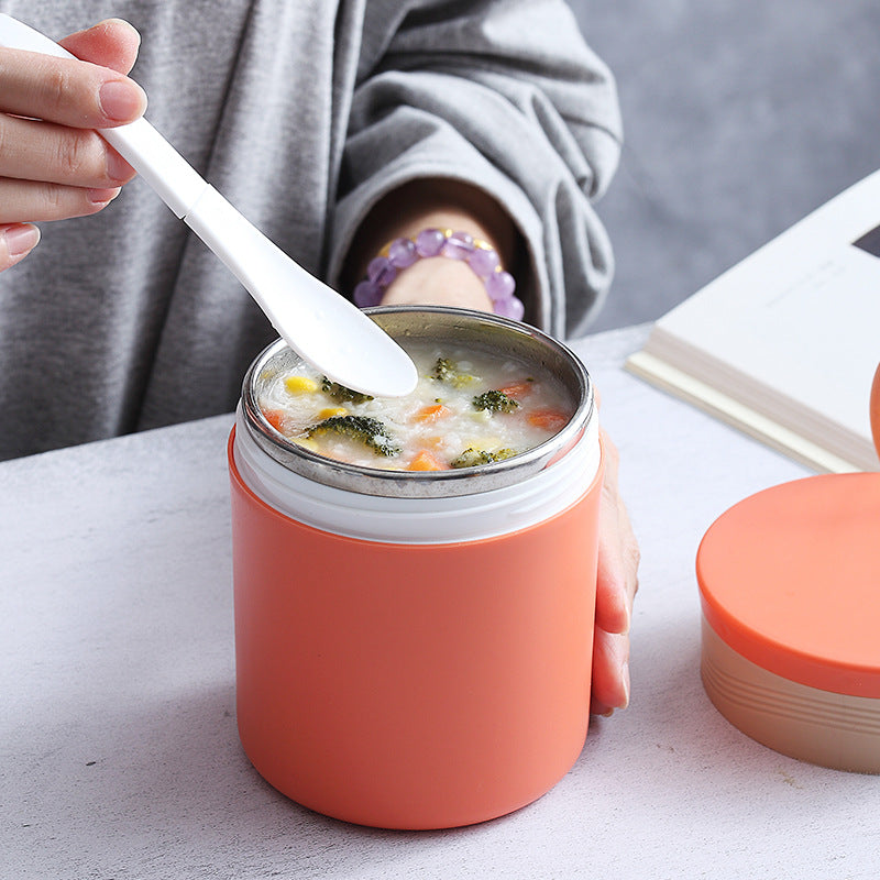 304 Stainless Steel Soup Cup Heat Preservation Sealing Portable Water Cup Lunch Box Student Lunch Box