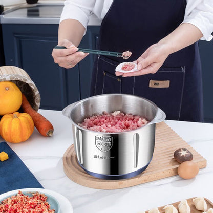 Electric Meat Grinders, 5L Food Processor, Stainless Steel Multifunctional Vegetable Slicer, Kitchen Chopper &amp; Mixer