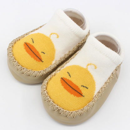 Spring And Autumn New Baby Shoes And Socks Soft Bottom Cartoon Children&