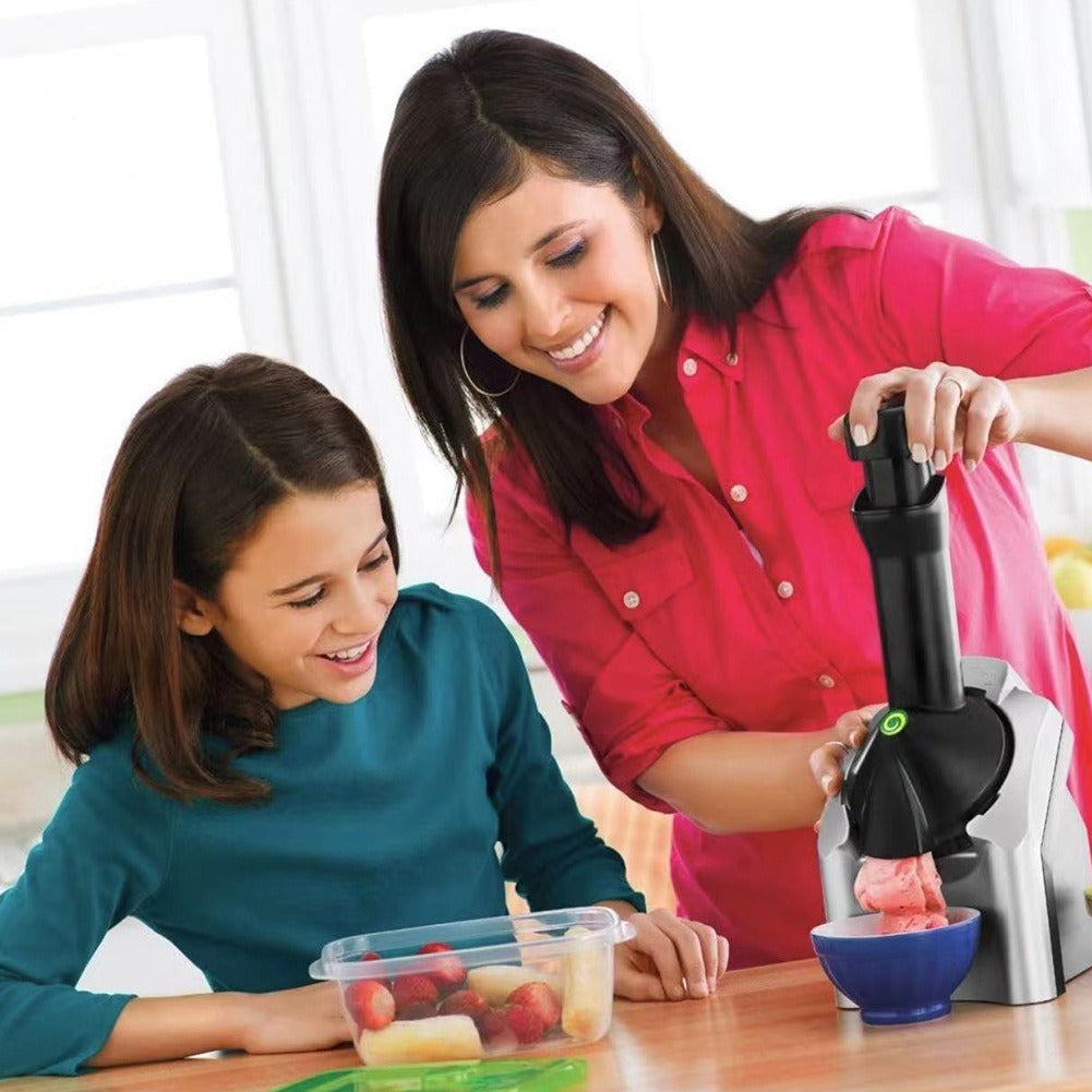 Household electric ice cream fruit yogurt machine ice cream machine children&