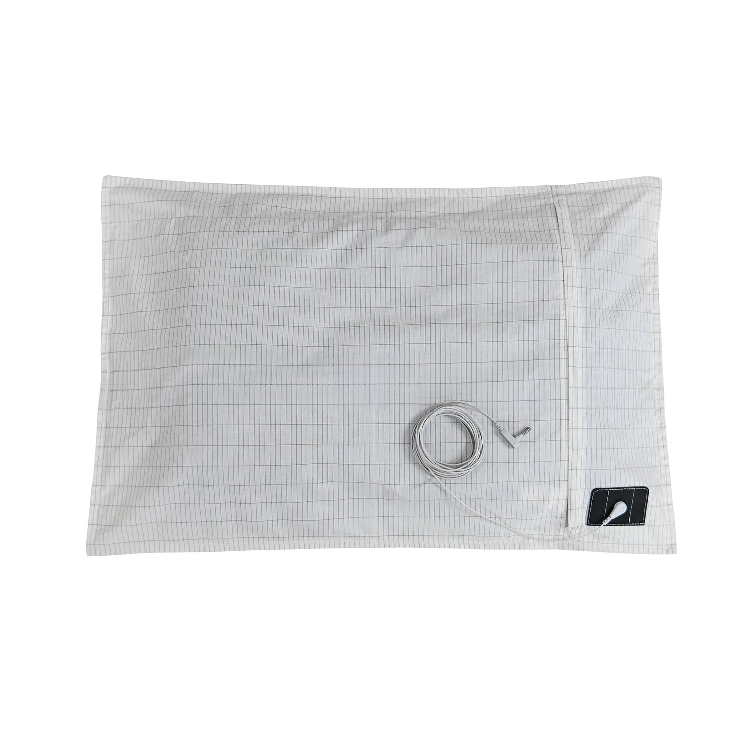 Earthing Ground Pillow Case For Health &amp; EMF Protection Improves Sleep Conductive Silver Fiber Cotton Pillowcase