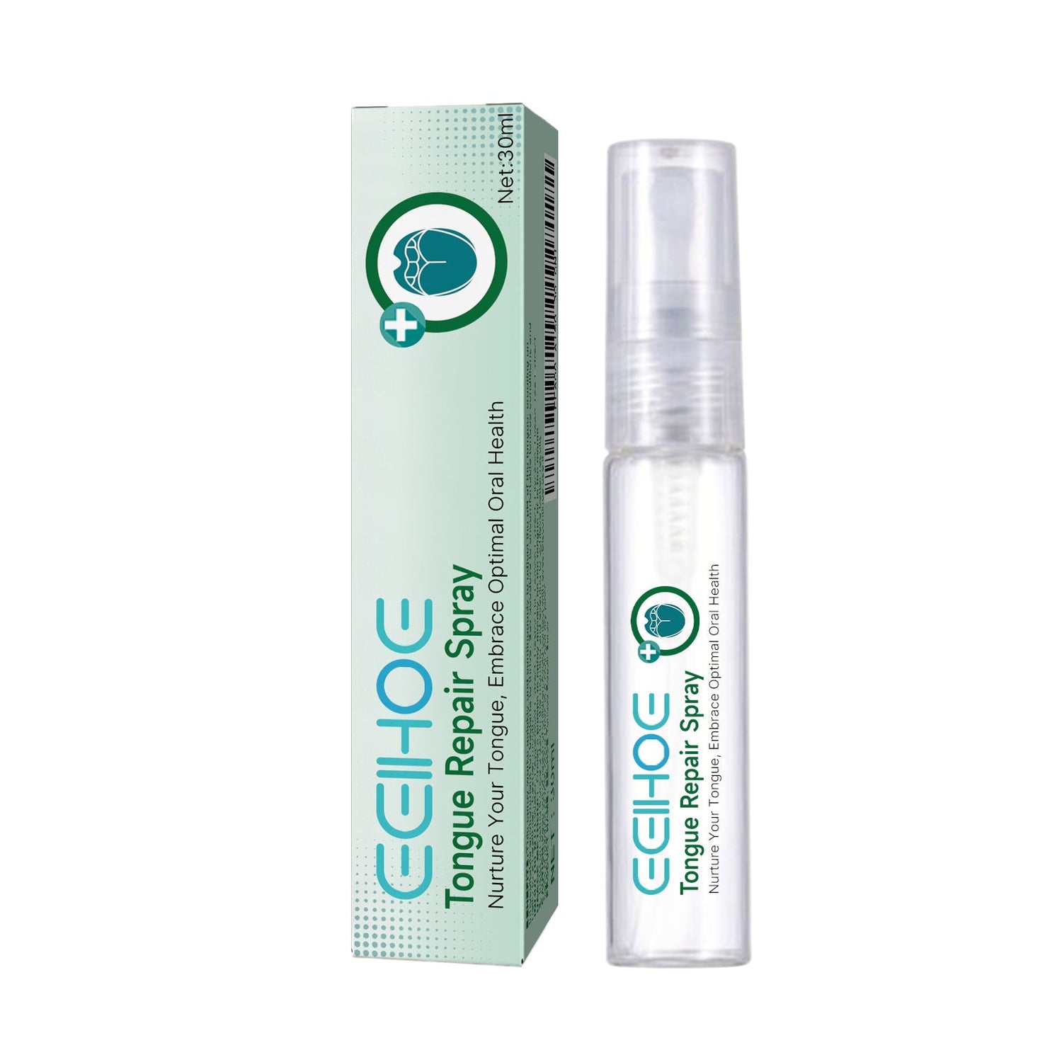 Tongue Repair Spray Repair Tongue Whitening To Relieve Dry, Cracked And Swollen Tongue Oral Care Spray