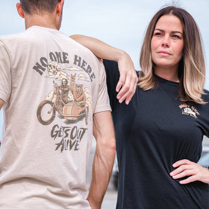 No One Gets Out Tee