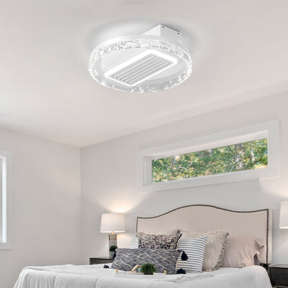Bladeless LED Fan Lamp