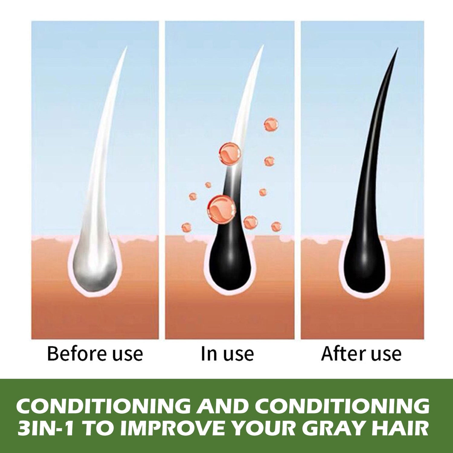 Plant Bubble Hair Natural Black Hair Dark Hair Hair Care Easy Color Lasting Mild Not Irritating