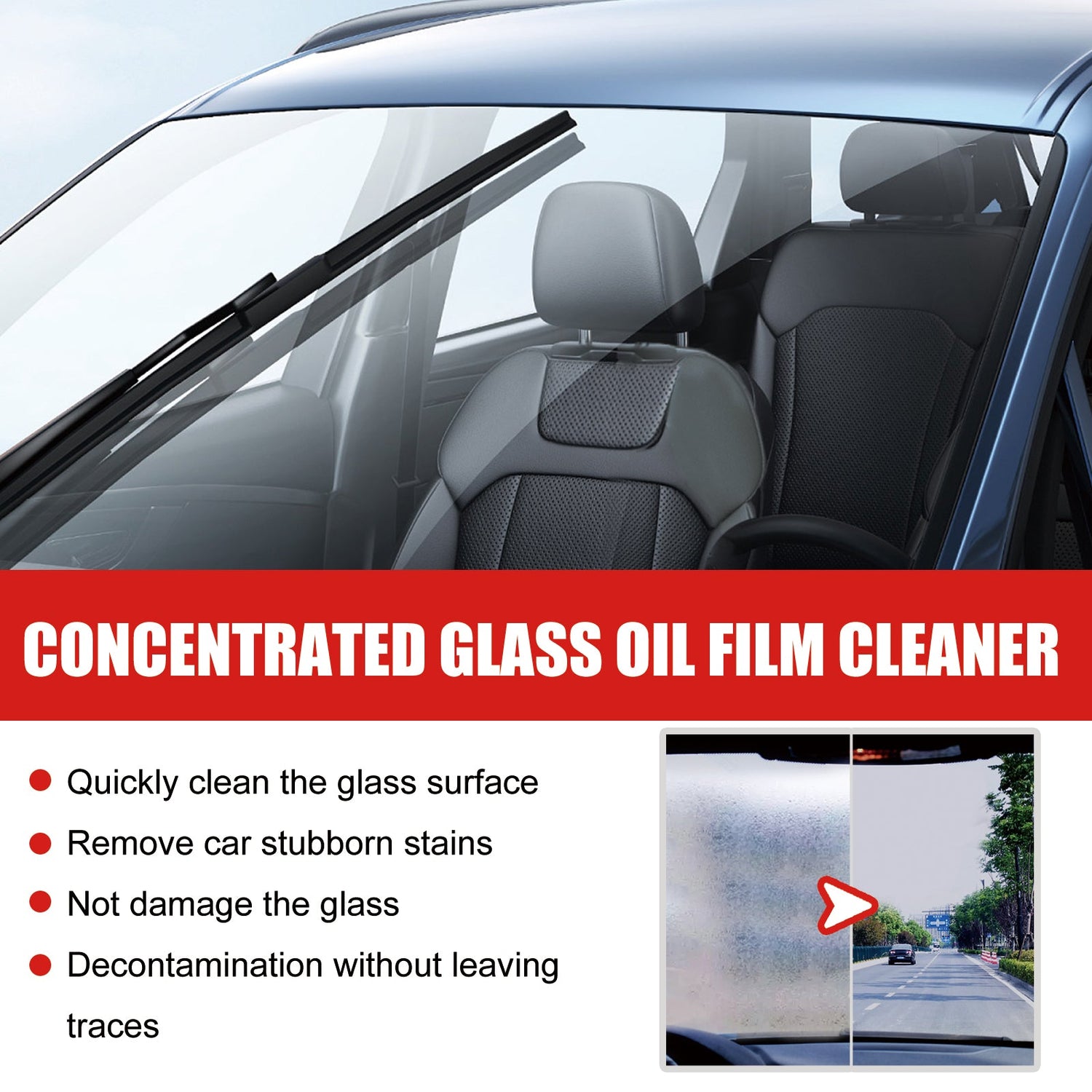 Concentrated Glass Oil Film Cleaner