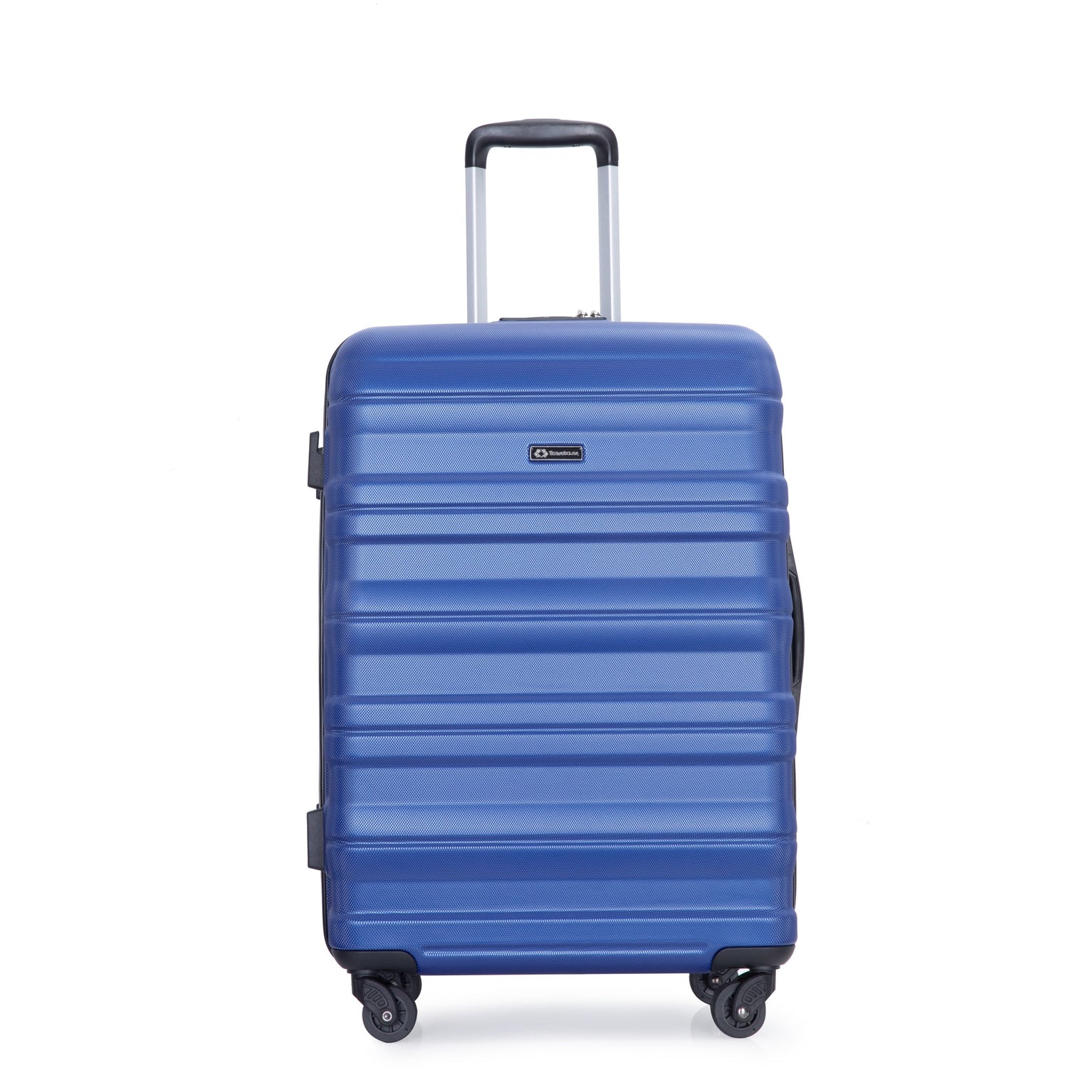 3 Piece Luggage Sets PC Lightweight &amp; Durable Expandable Suitcase with Two Hooks, Spinner Wheels, TSA Lock, (21/25/29) Dark Blue