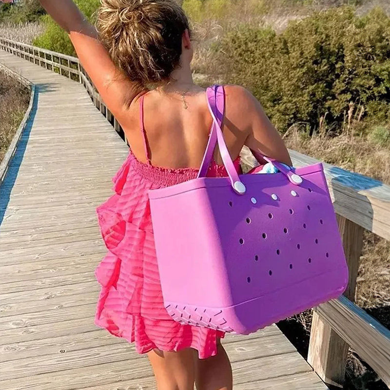 Boggs Bag: Extra Large Waterproof EVA Rubber Tote for Women, Ideal Christmas Gift &amp; Travel Companion.