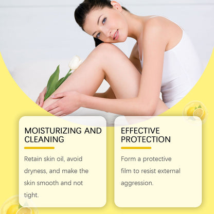 Lemon Refreshing Basil Soap Gently Cleanses Skin, Refreshing Pores, Tender Body Soap For Refreshing Bath