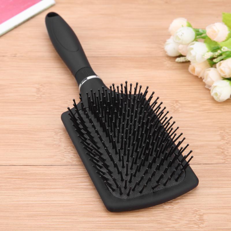 Hair Massage Comb Hairbrush Bristle&amp;Nylon Women Wet Curly Hair Brush for Salon Hairdressing Styling Tools