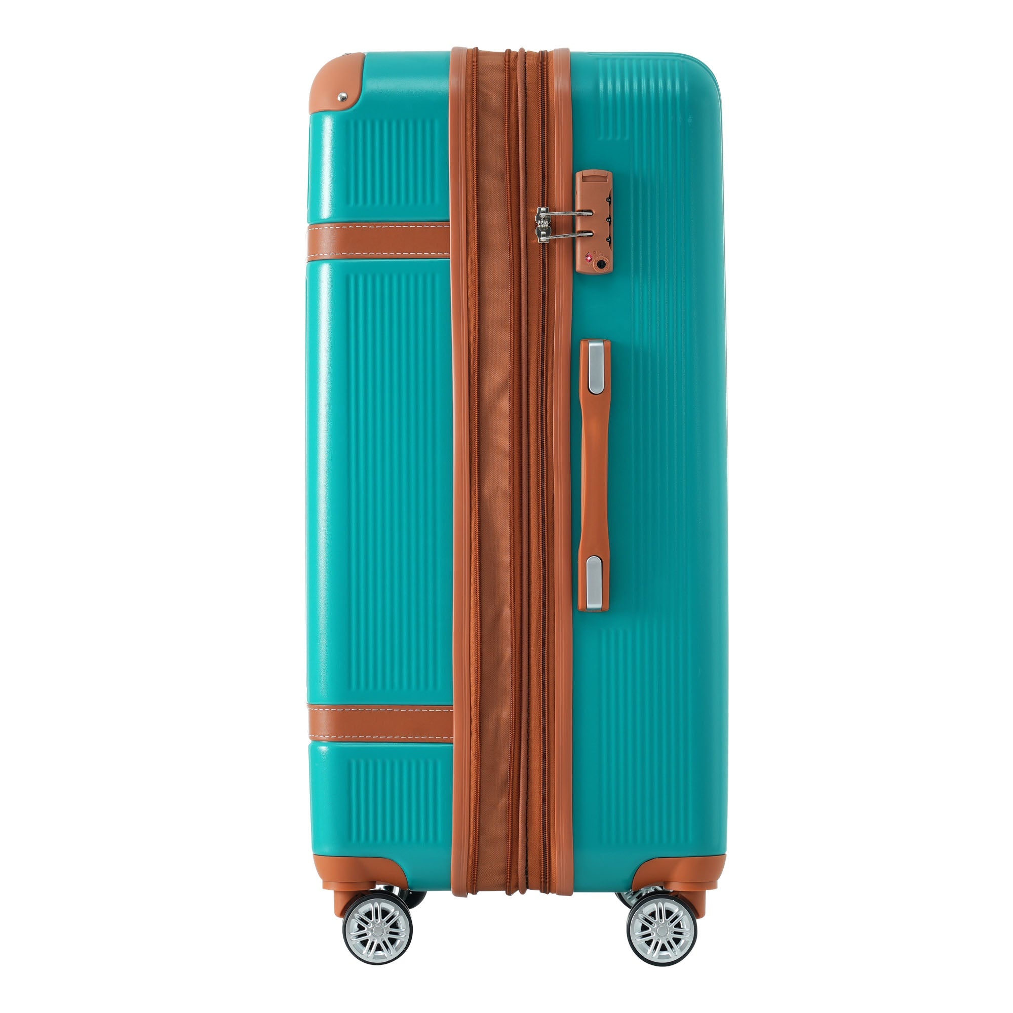 Hardshell Luggage Sets 3 Piece double spinner 8 wheels Suitcase with TSA Lock Lightweight 20&