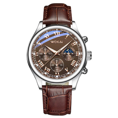 Business Watch Quartz Sports Watch Leisure Belt Men&