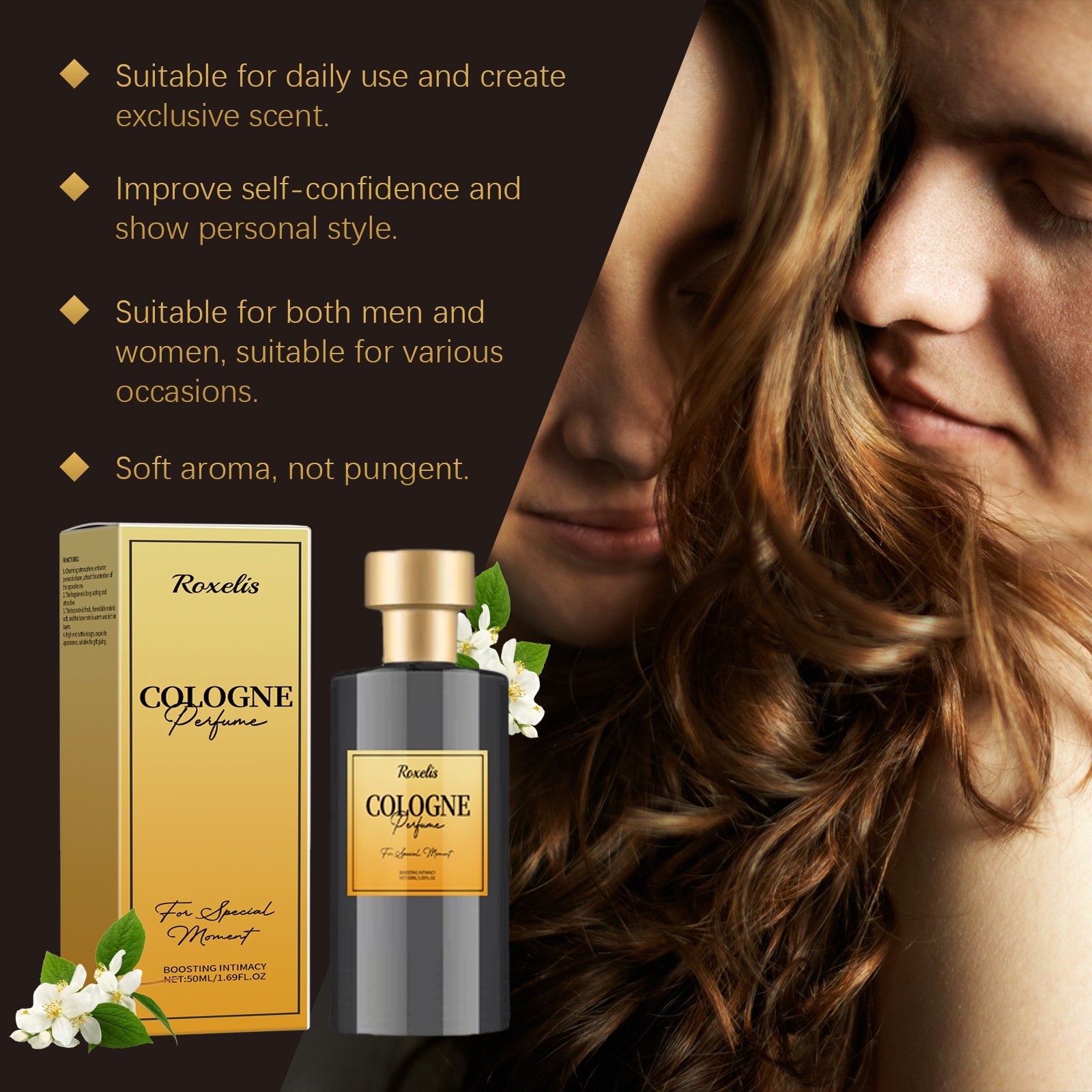 Perfumed Cologne Long-Lasting Fragrance Light And Fresh To Show Personal Charm Portable Cologne