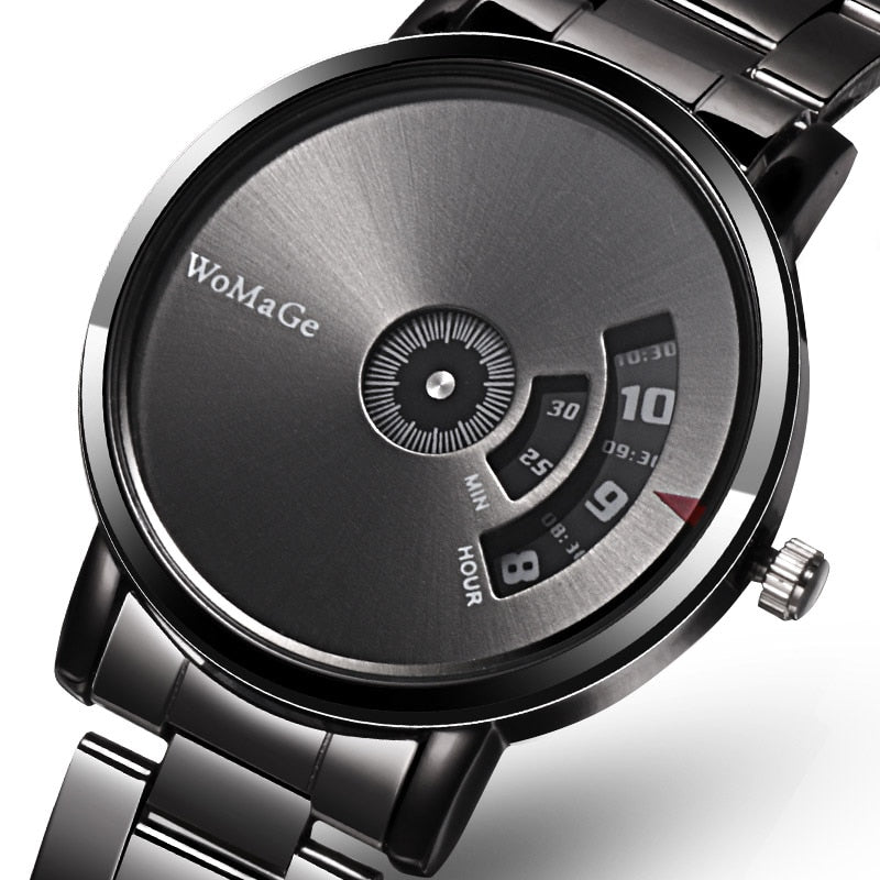 WoMaGe Fashion Watch Men Watches Stainless Steel Creative Men&