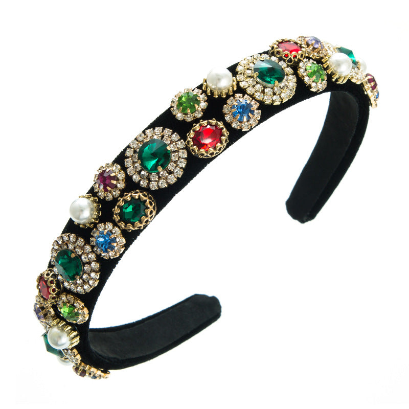 Fashion Baroque Court Headband Women&