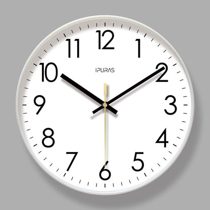 2025 New 10/12/14 - inch Electronic Calendar Wall Clock. Monitors temp &amp; humidity. Dual - display. Mute. Quartz movement.
