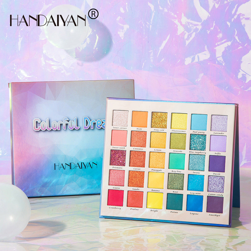 30-Color Glitter Eyeshadow Palette