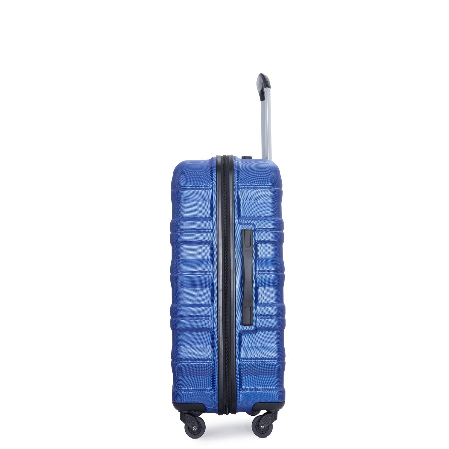 3 Piece Luggage Sets PC Lightweight &amp; Durable Expandable Suitcase with Two Hooks, Spinner Wheels, TSA Lock, (21/25/29) Dark Blue