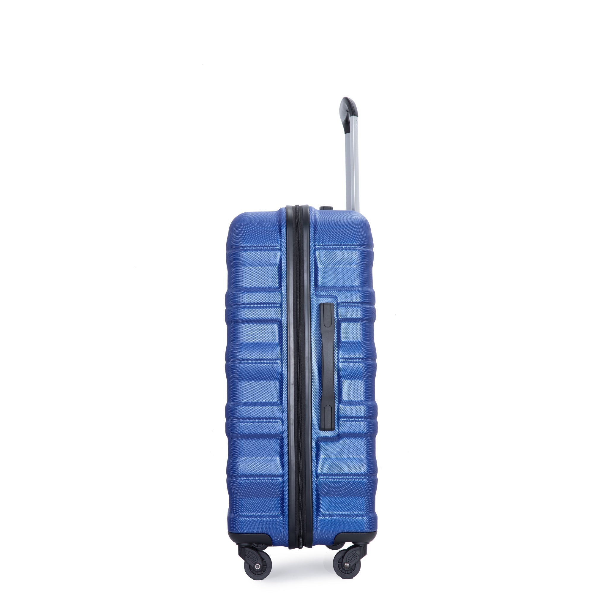 3 Piece Luggage Sets PC Lightweight &amp; Durable Expandable Suitcase with Two Hooks, Spinner Wheels, TSA Lock, (21/25/29) Dark Blue