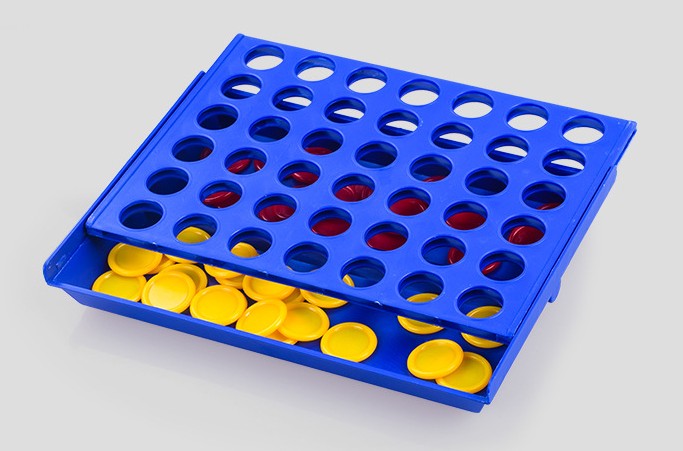 1 Set Connect 4 In A Line Board Game Children&