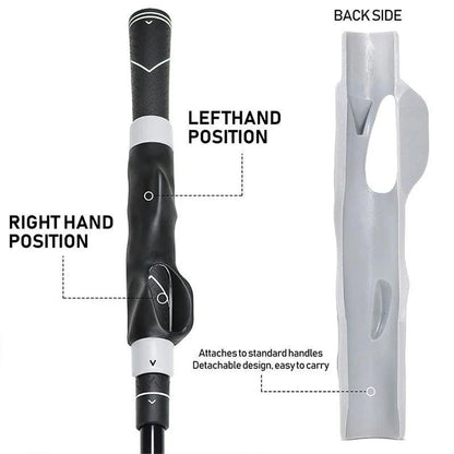 Golf Grip Trainer Attachment Outdoor Golf Swing Trainer Beginner Gesture Alignment Training Aids Correct Training Grip Aid