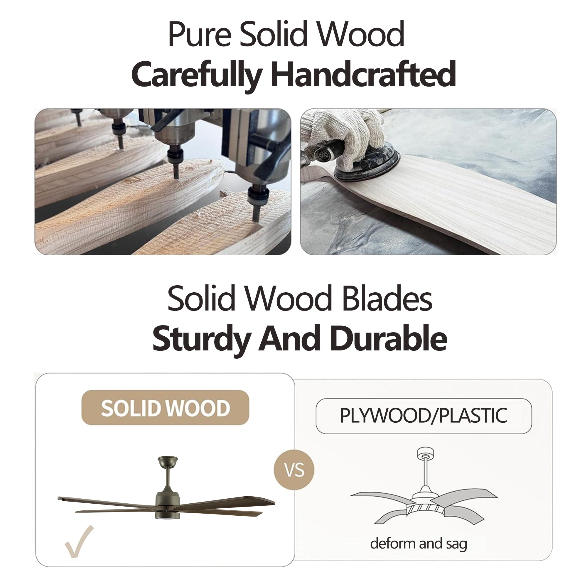 60-Inch Wood Ceiling Fan Remote