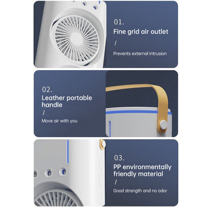 Spray Mist Desktop Fan LED