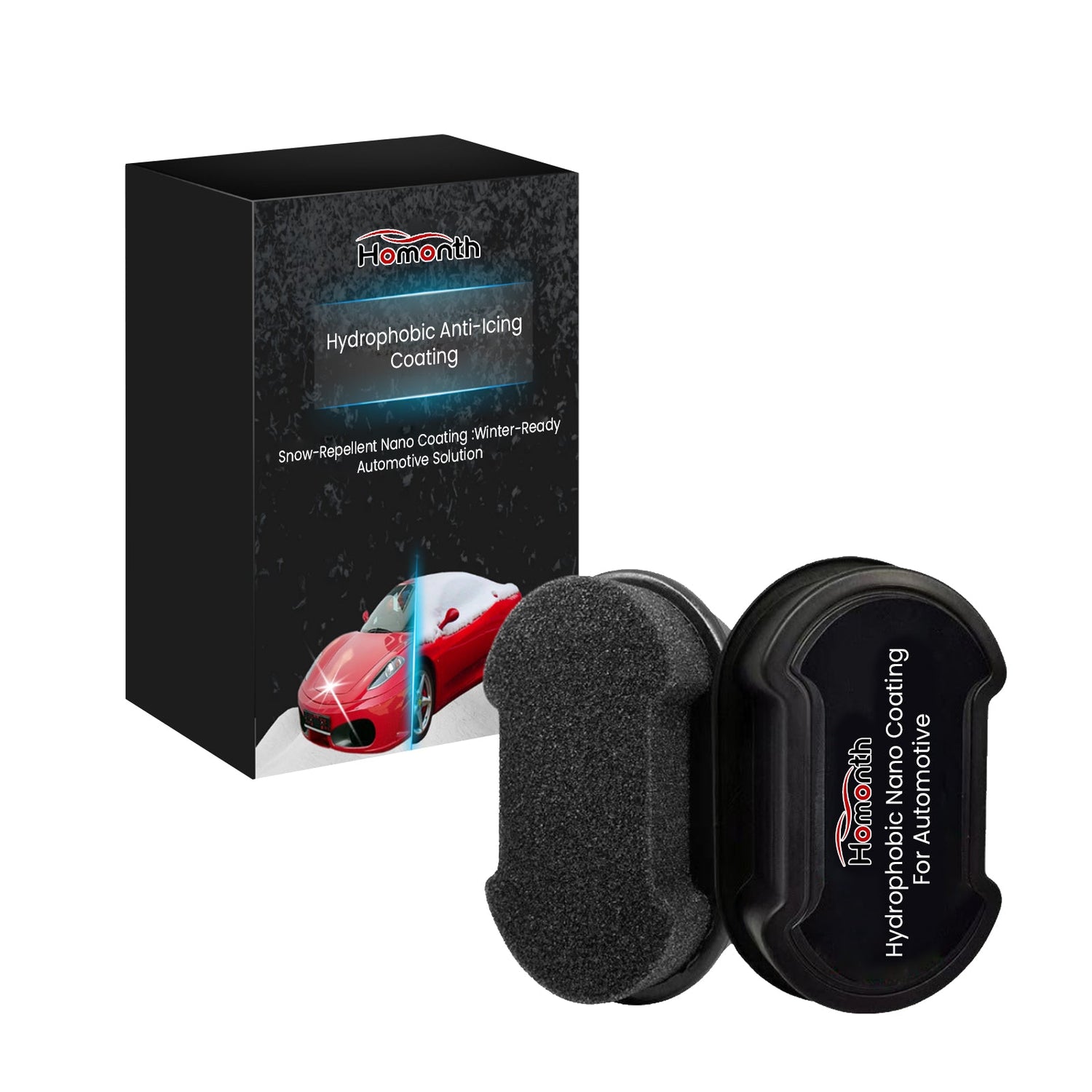 Sponge For Car Glass Hydrophobic Snow Defroster For Car Portable Deicing Cleaning Sponge