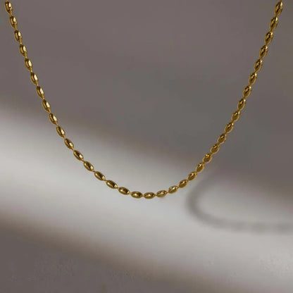 Titanium Steel Beaded Necklace