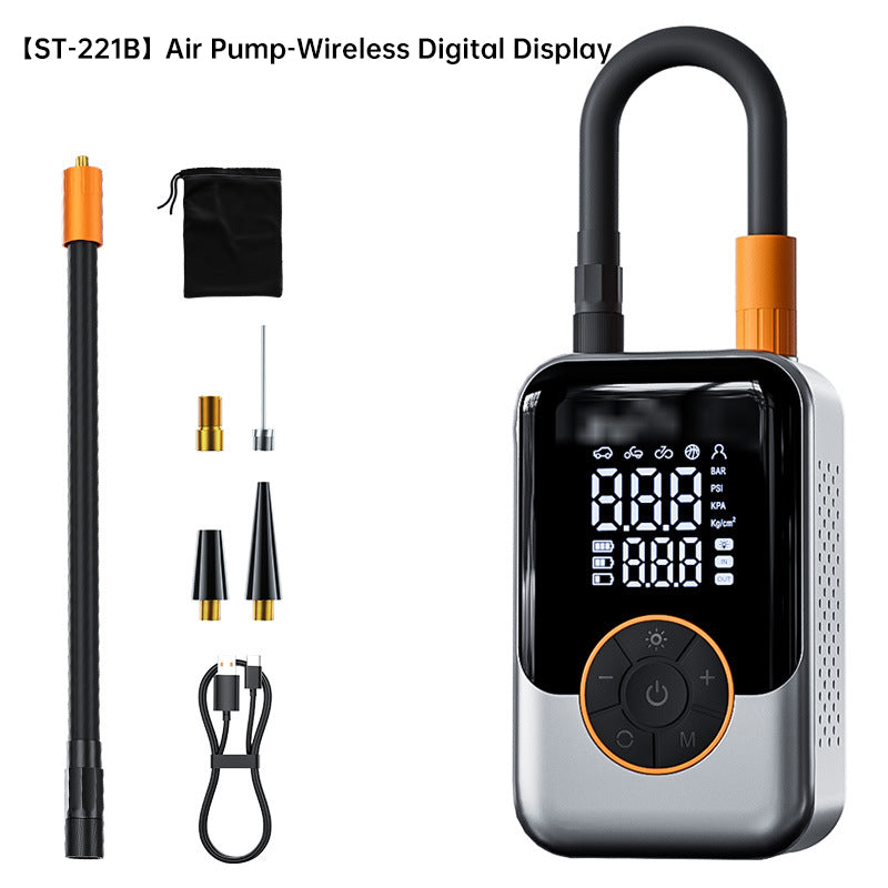 Portable Wireless Inflator for Tires &amp; Balls