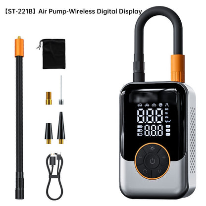 Portable Wireless Inflator for Tires &amp; Balls