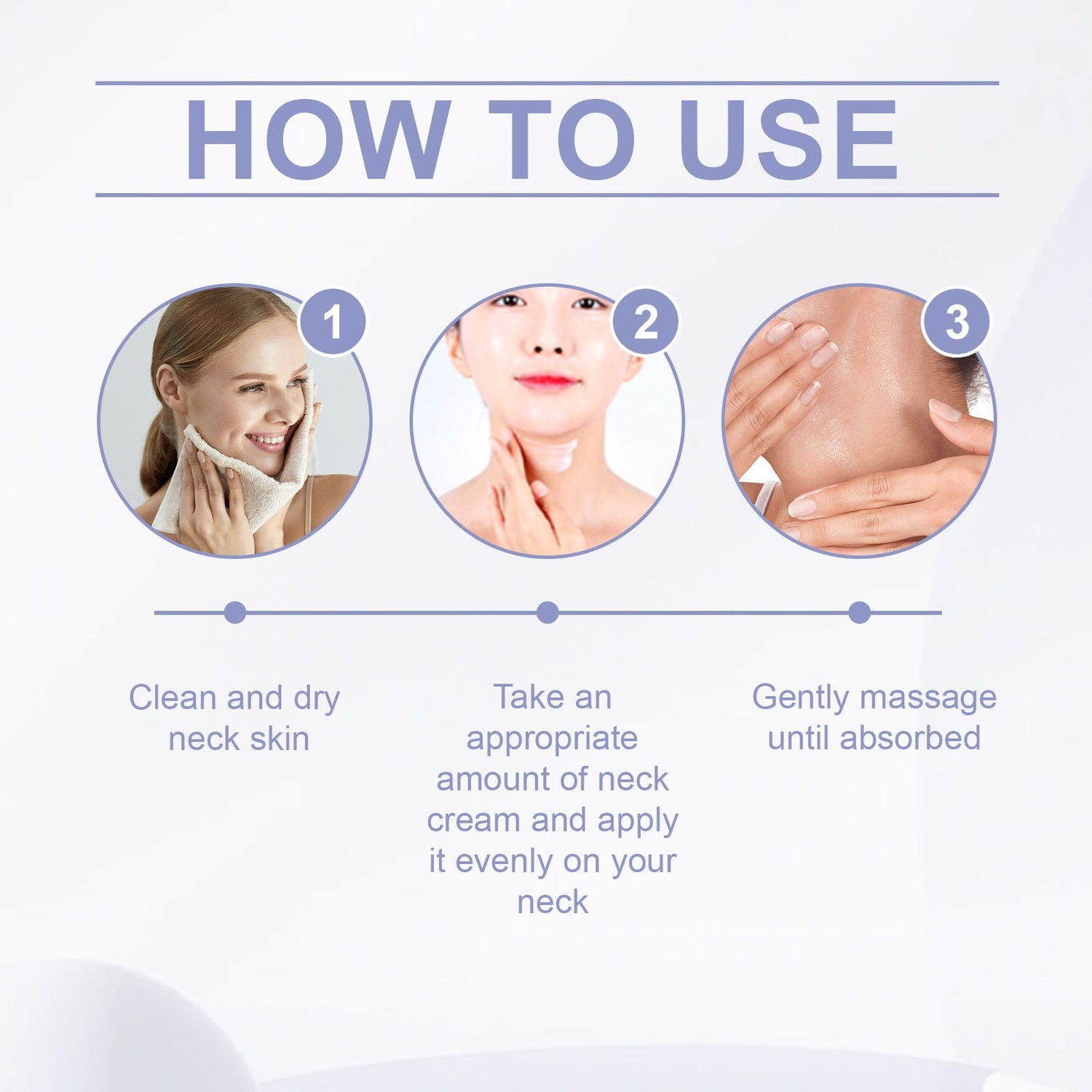 Ouhoe Neck Firming Cream, Gently Nourishes Wrinkles, Improves Skin Elasticity, Moistens And Moisturizes Neck Repair Cream