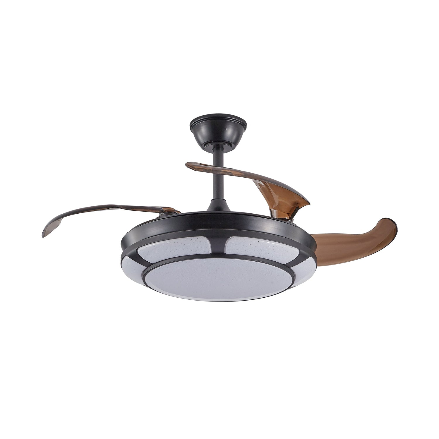 Retractable Invisible Ceiling Fan Light