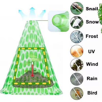 30 Reusable Square Planting Tents. Protect plants from birds, frost &amp; snails.