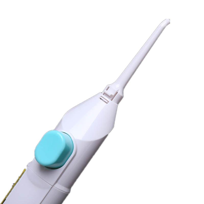 Portable Power Floss Dental Water Jet Tooth Pick No Batteries Dental Cleaning Whitening Cleaner Kit