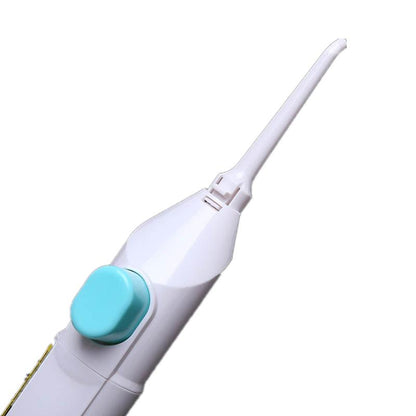 Portable Power Floss Dental Water Jet Tooth Pick No Batteries Dental Cleaning Whitening Cleaner Kit