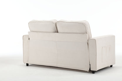 3 Fold Sofa Convertible Futon Couch sleeper sofabed Space saving loveseat Dark Gray &amp; Light Gray &amp; Beige