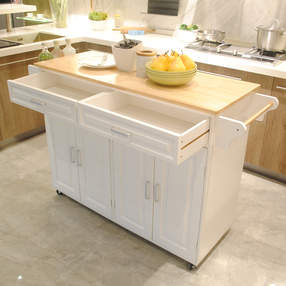 Kitchen Island &amp; Kitchen Cart Mobile Kitchen Island