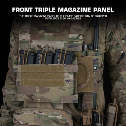 R Series JPC 3.0 Assault Tactical Set, Quick-Release, for Airsoft &amp; Hunting, with Pouch.