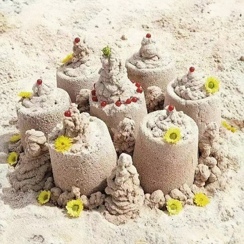 Outdoor family sand hopper with overflow – for beach sand play &amp; garden irrigation.