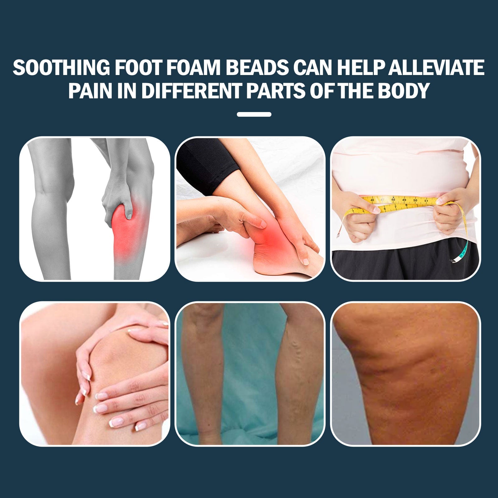 Soothing &amp; Reviving Foot Soak, Slimming Body Sculpting Relieves Venous Joint Pain Body Care Foot Bath Gel