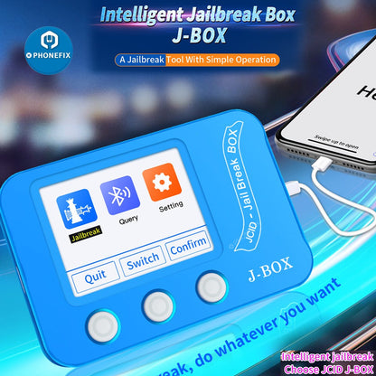 J BOX Jailbreak &amp; Flash Tools for IOS Bypass ID and Icloud PC Free iPhone 11 11Pro Max True Tone Screen Repair J-BOX Tool