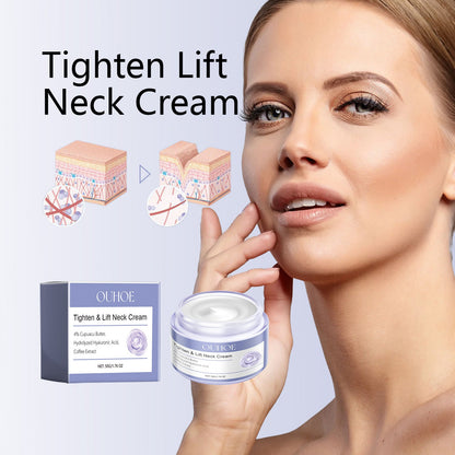 Ouhoe Neck Firming Cream, Gently Nourishes Wrinkles, Improves Skin Elasticity, Moistens And Moisturizes Neck Repair Cream
