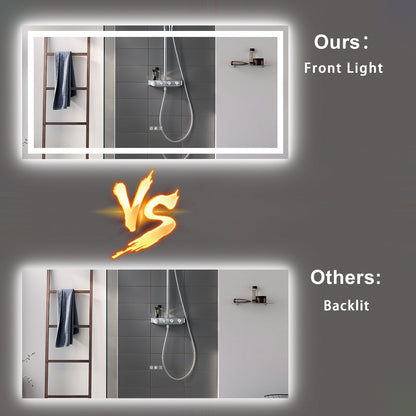 72"×36" LED Mirror Light Bathroom,anti-Fog &amp; Dimming Led Bathroom Vanity Mirror