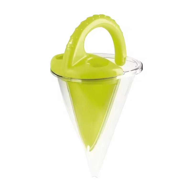 Outdoor family sand hopper with overflow – for beach sand play &amp; garden irrigation.