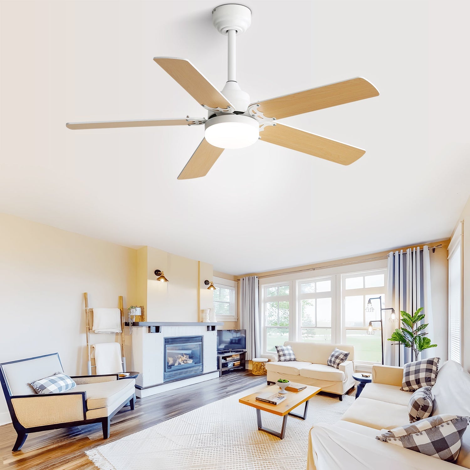 42-Inch Dimmable Ceiling Fan