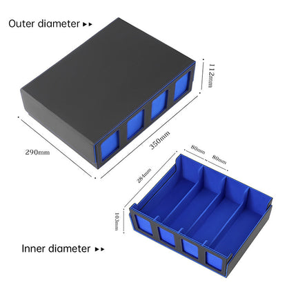 Large-capacity 3000+ Tabletop Game Card Storage Box - Yu-Gi-Oh! &amp; Pokémon Flip-Top Card Case