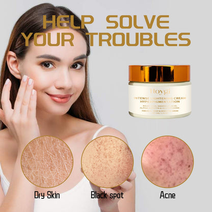 Intense Lightening Cream, Ultra Hydrating Firming Radiance Skin Moisturizing Cream