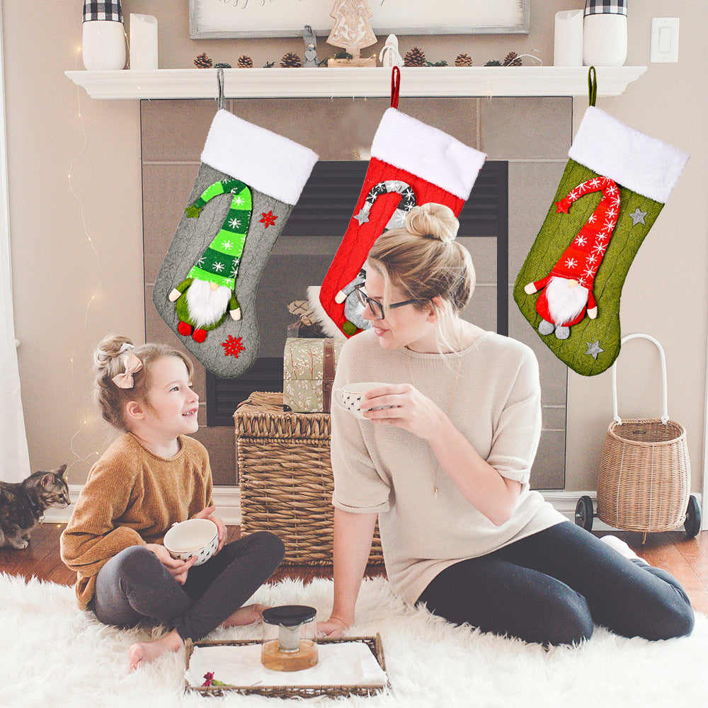 Christmas Decoration Knitted Rudolf Christmas Socks Christmas Children&